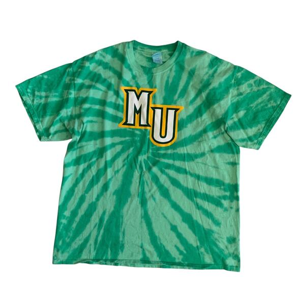 Port Company Methodist University Men's Size XL Short Sleeve Tie Dye T-Shirt - Picture 1 of 14